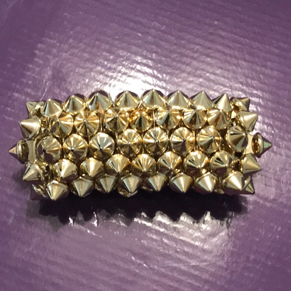 Gold Spike Stretchy Bracelet
